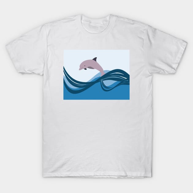 Dolphin T-Shirt by dddesign